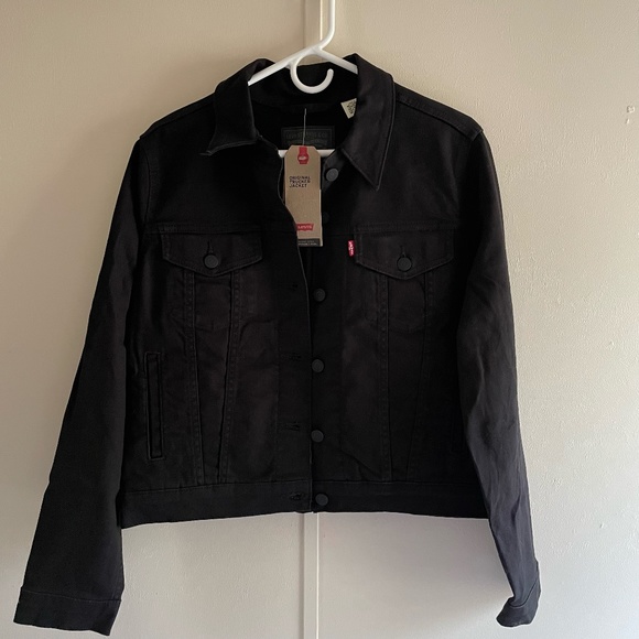 -New- Black Levi's Original Trucker Jacket - Picture 1 of 6
